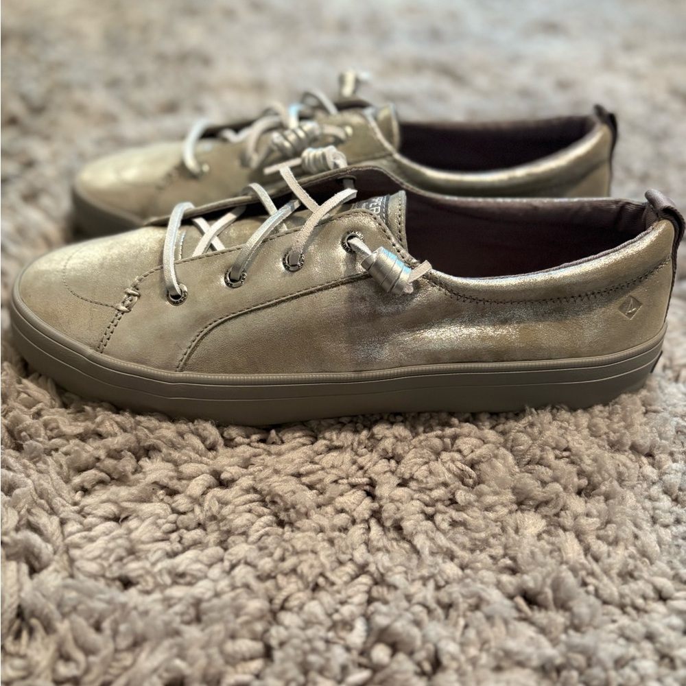 Womens Sperry Metallic Sneakers size:11